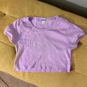 Guess rhinestone baby tee